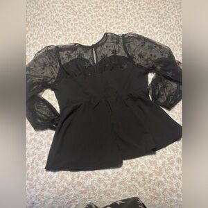 Torrid babydoll shape blouse